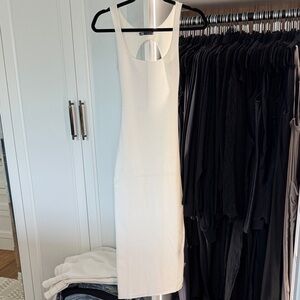 NWT Zara Cream Backless Dress